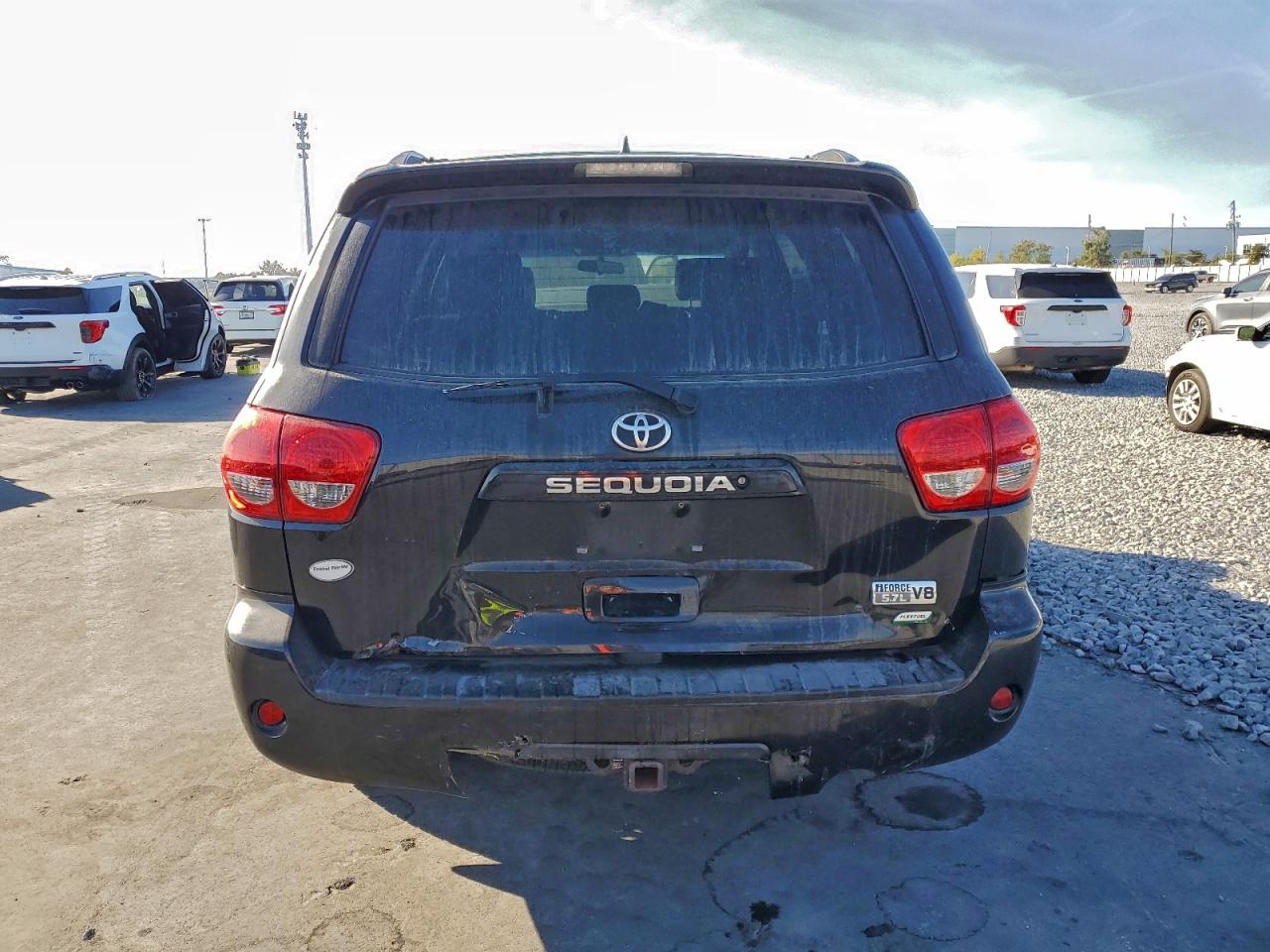 2014 Toyota Sequoia Sr5 Black vin: 5TDBW5G10ES098020