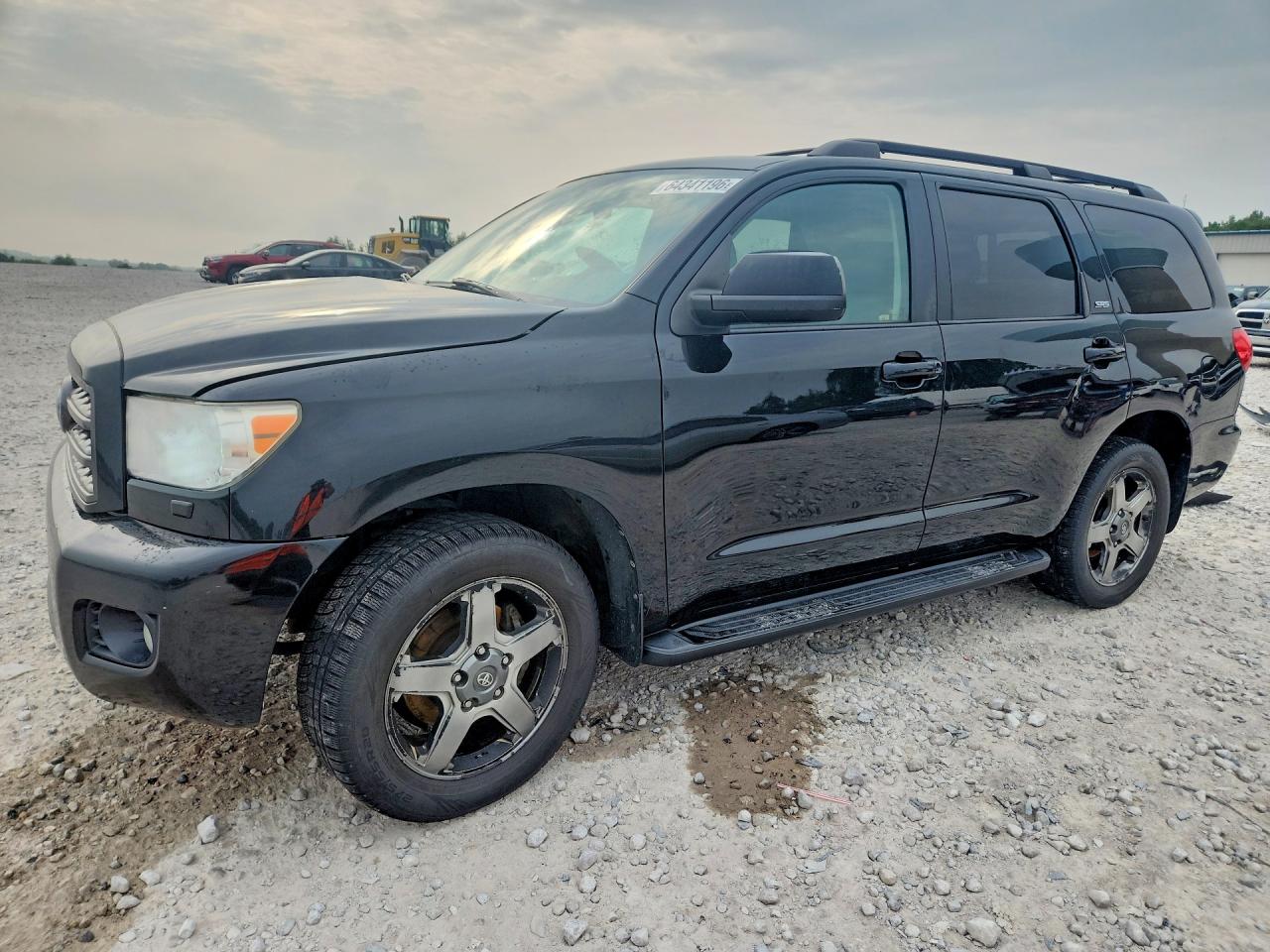 2012 Toyota Sequoia Sr5 Black vin: 5TDBW5G14CS058780