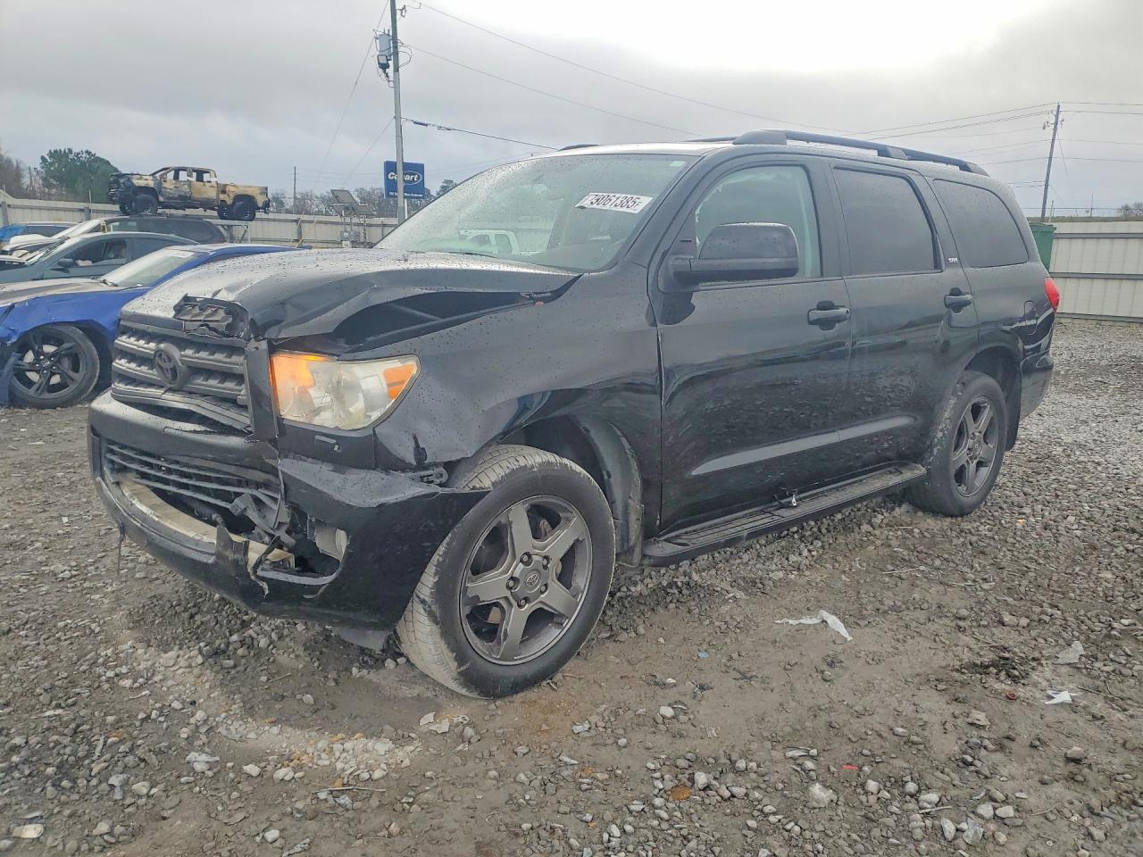 2015 Toyota Sequoia Sr5 Black vin: 5TDBW5G14FS124278