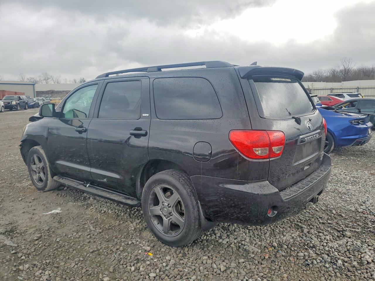 2015 Toyota Sequoia Sr5 Black vin: 5TDBW5G14FS124278