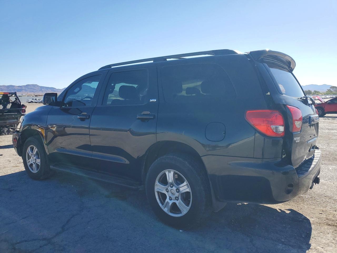 2014 Toyota Sequoia Sr5 Black vin: 5TDBW5G16ES098863