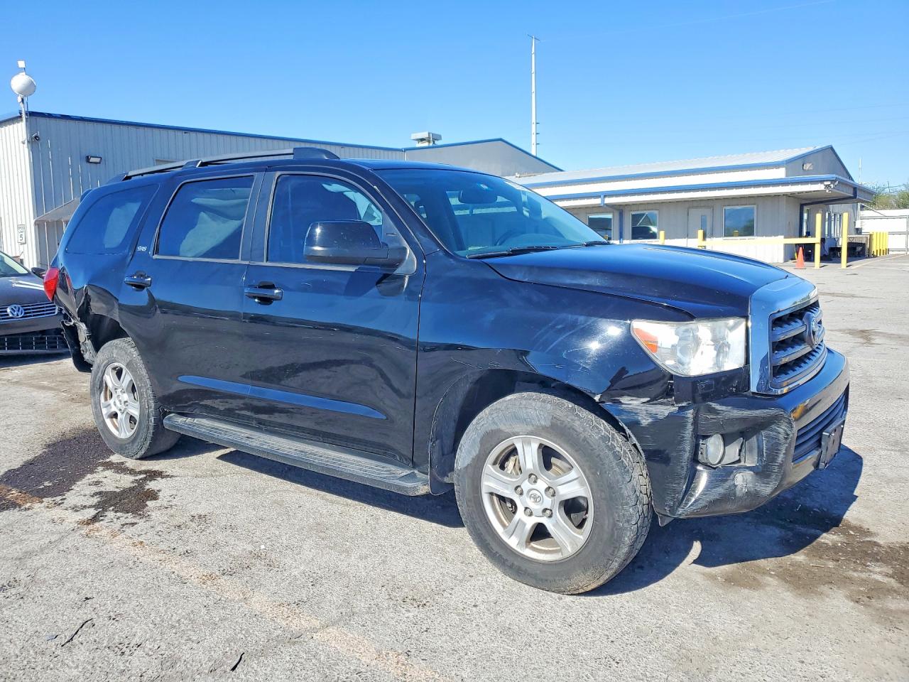 2014 Toyota Sequoia Sr5 Black vin: 5TDBW5G16ES098863