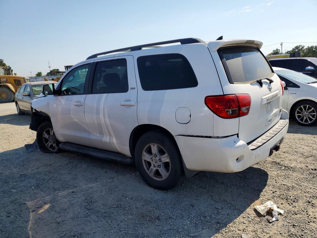 2013 Toyota Sequoia Sr5 White vin: 5TDBY5G11DS075063