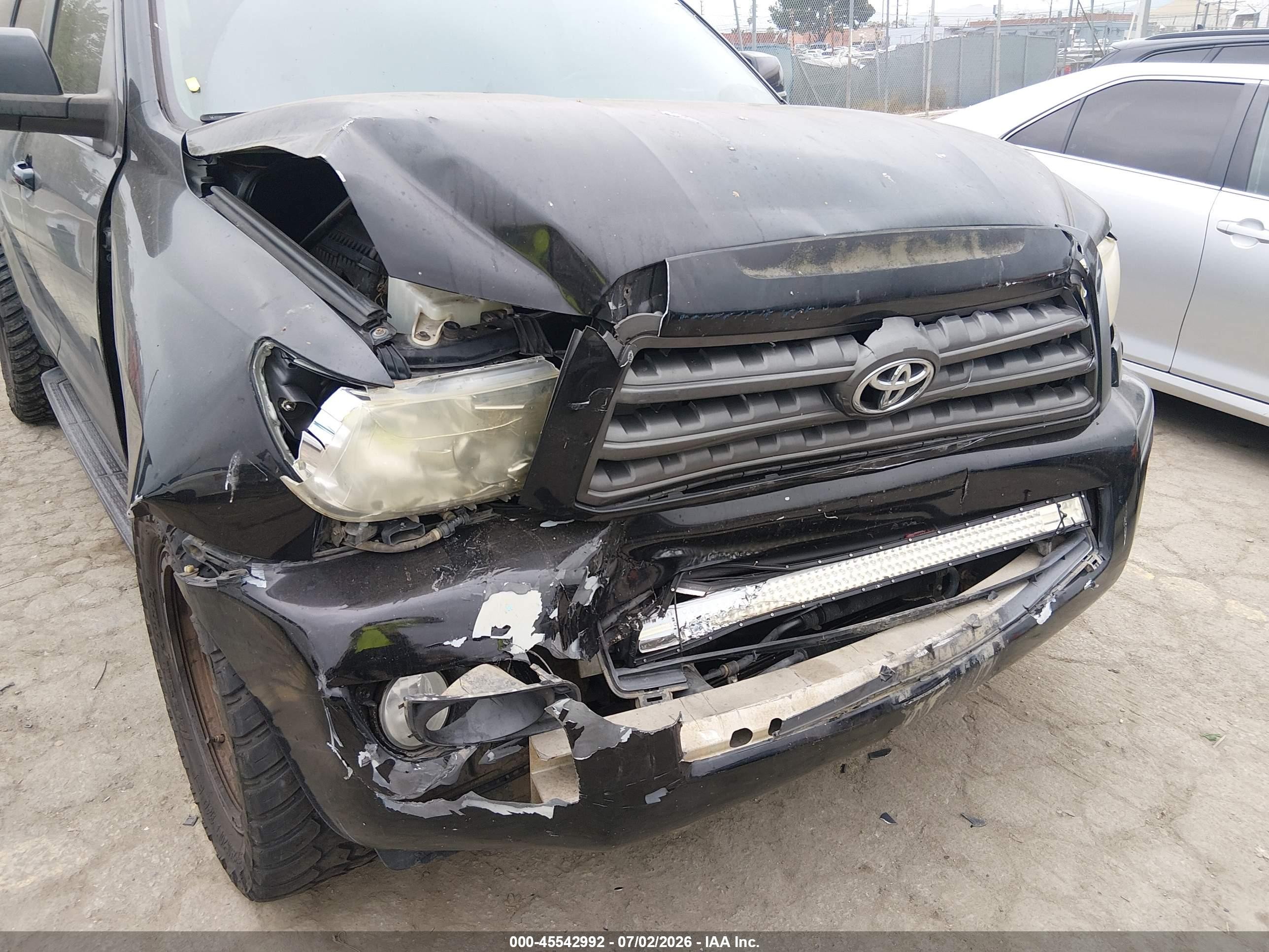 2012 Toyota Sequoia Sr5 5.7l V8 Black vin: 5TDBY5G13CS067478