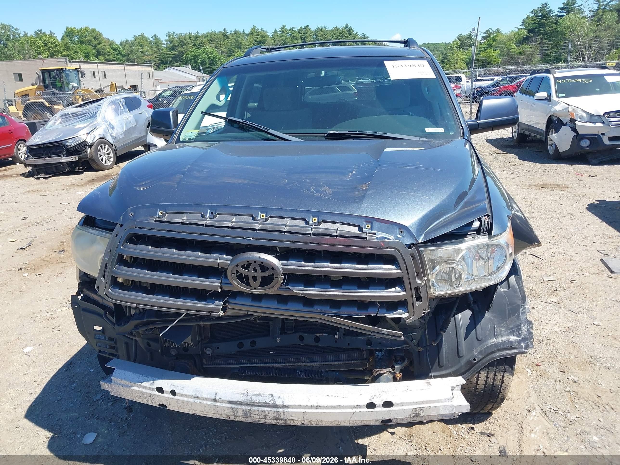 2010 Toyota Sequoia Sr5 5.7l V8 Black vin: 5TDBY5G14AS028489