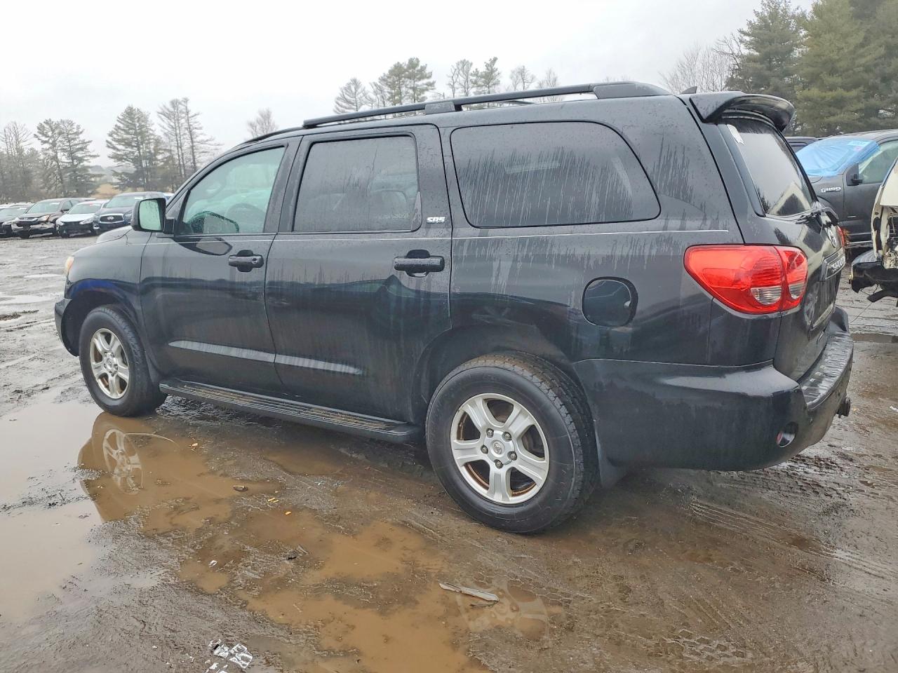 2011 Toyota Sequoia Sr5 Black vin: 5TDBY5G17BS045272