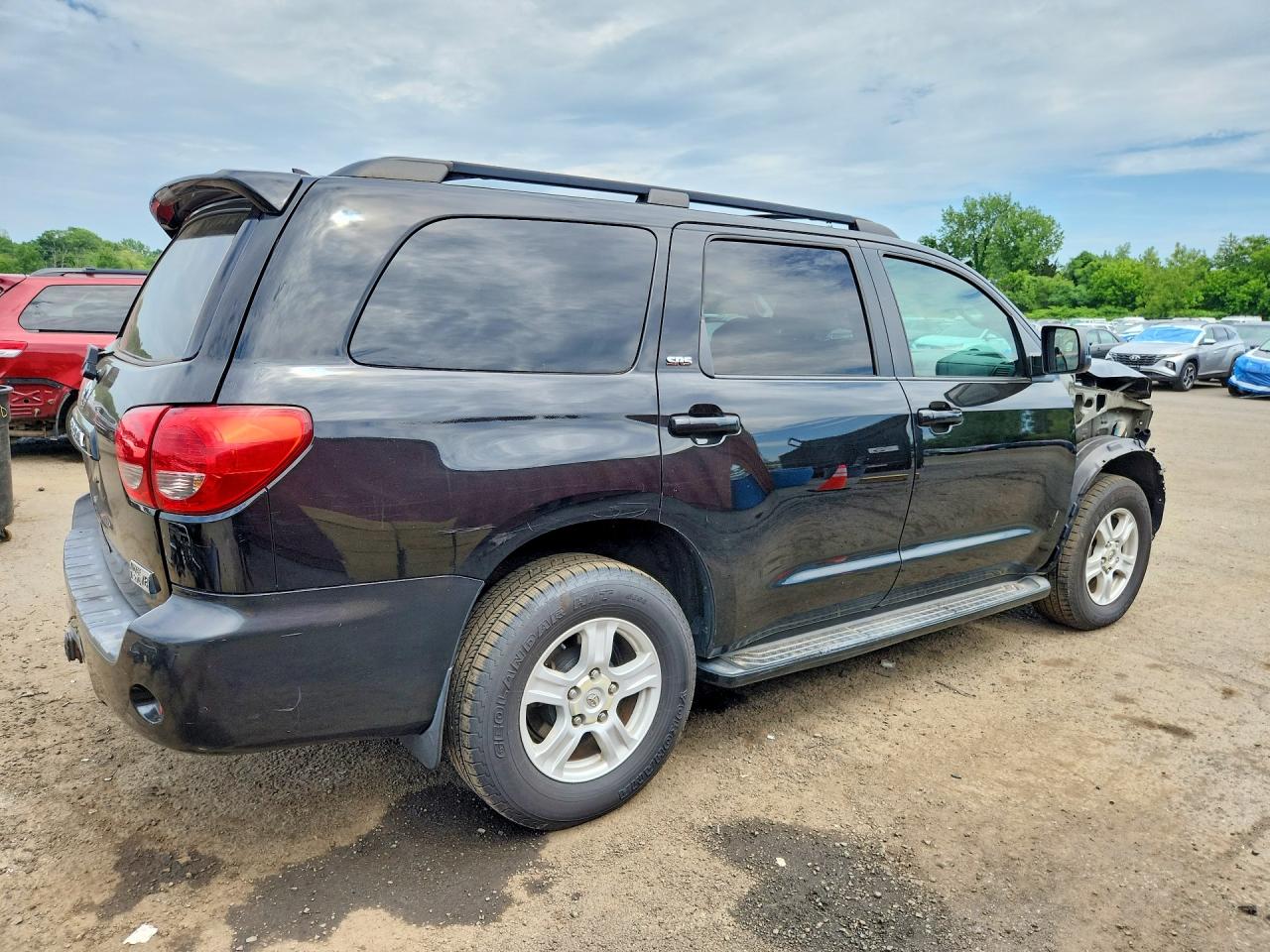 2010 Toyota Sequoia Sr5 Black vin: 5TDBY5G1XAS027105