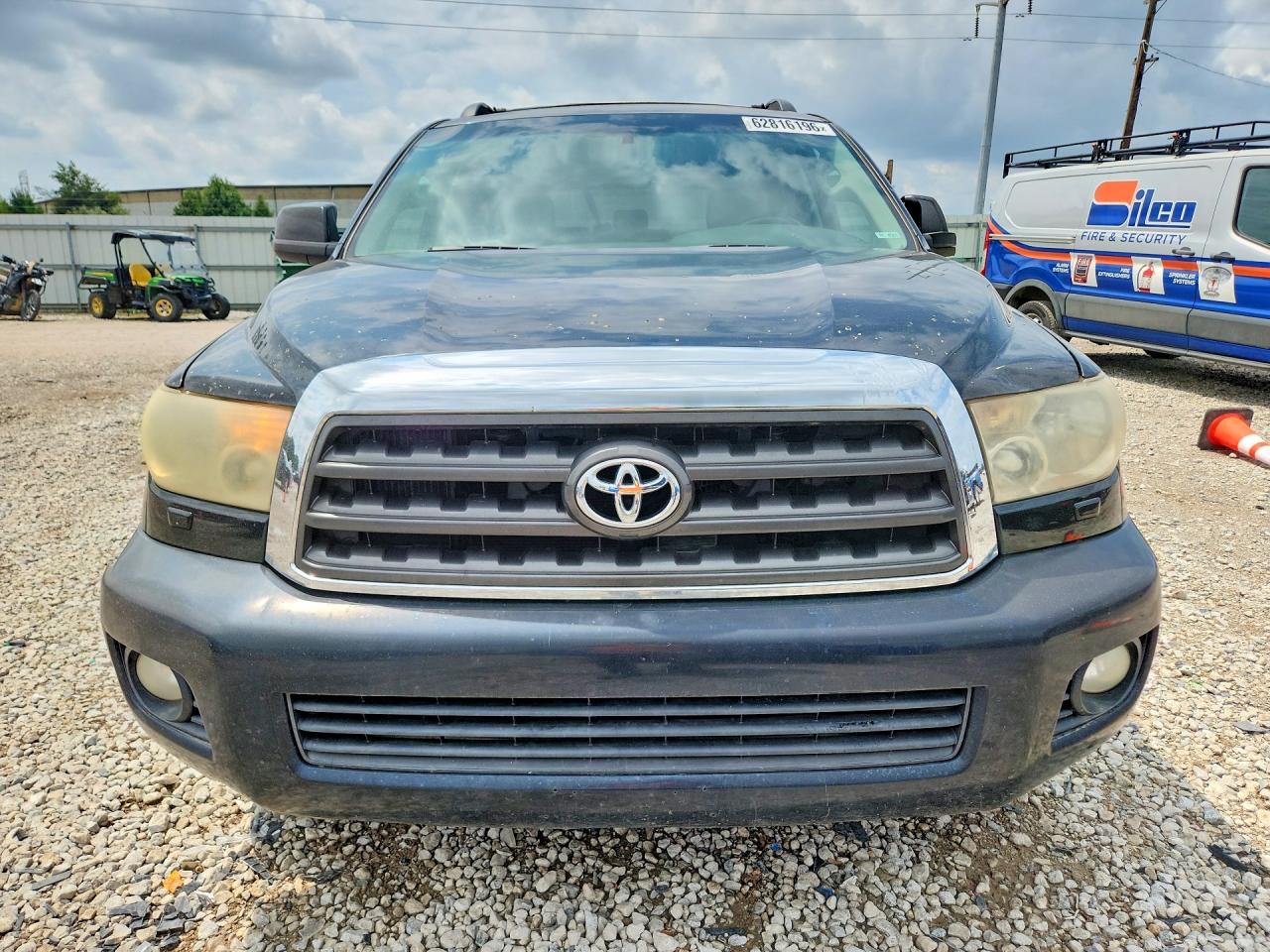 2008 Toyota Sequoia Sr5 Black vin: 5TDBY64A18S006485