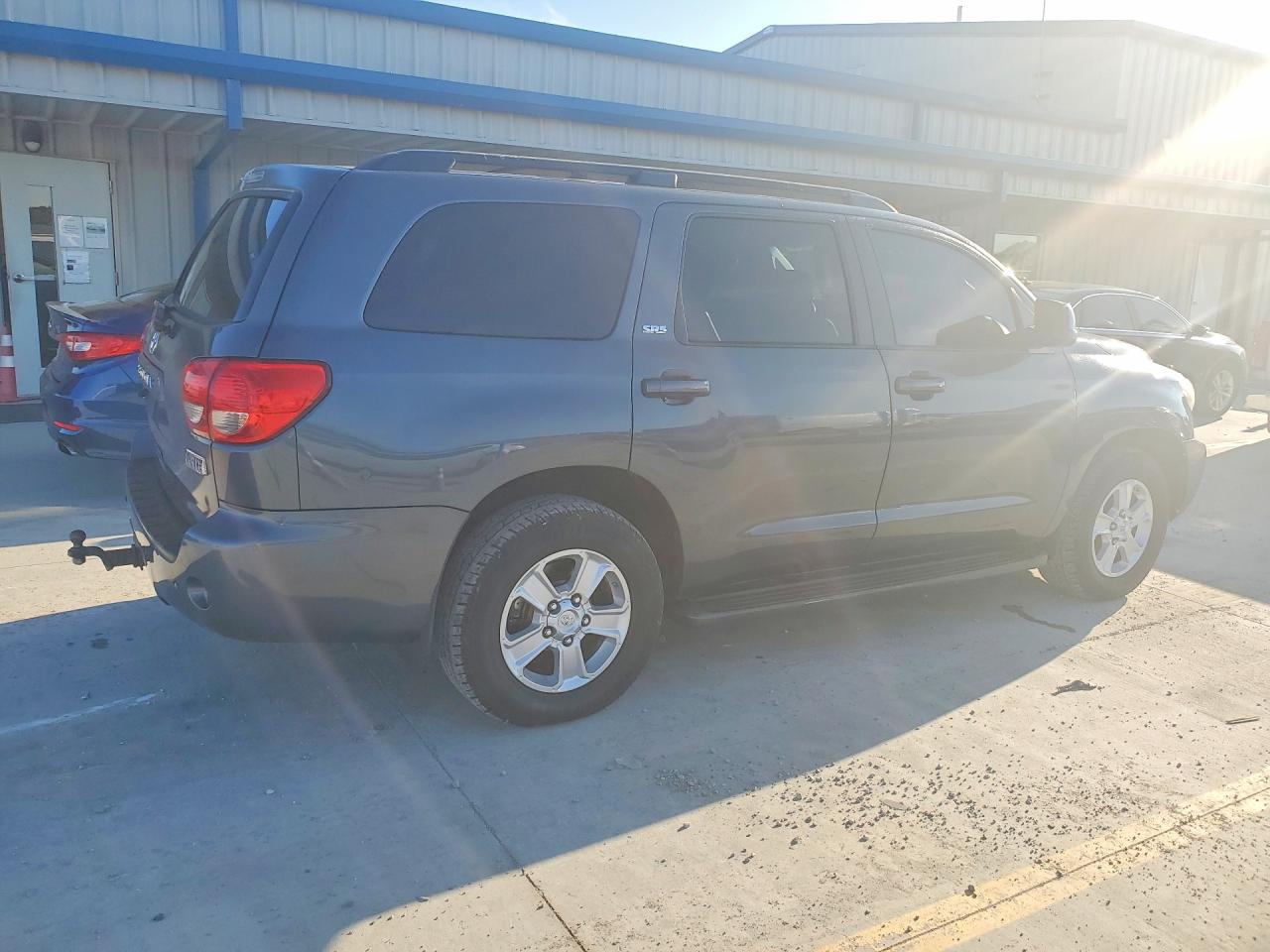 2008 Toyota Sequoia Sr5 Gray vin: 5TDBY64A38S008853
