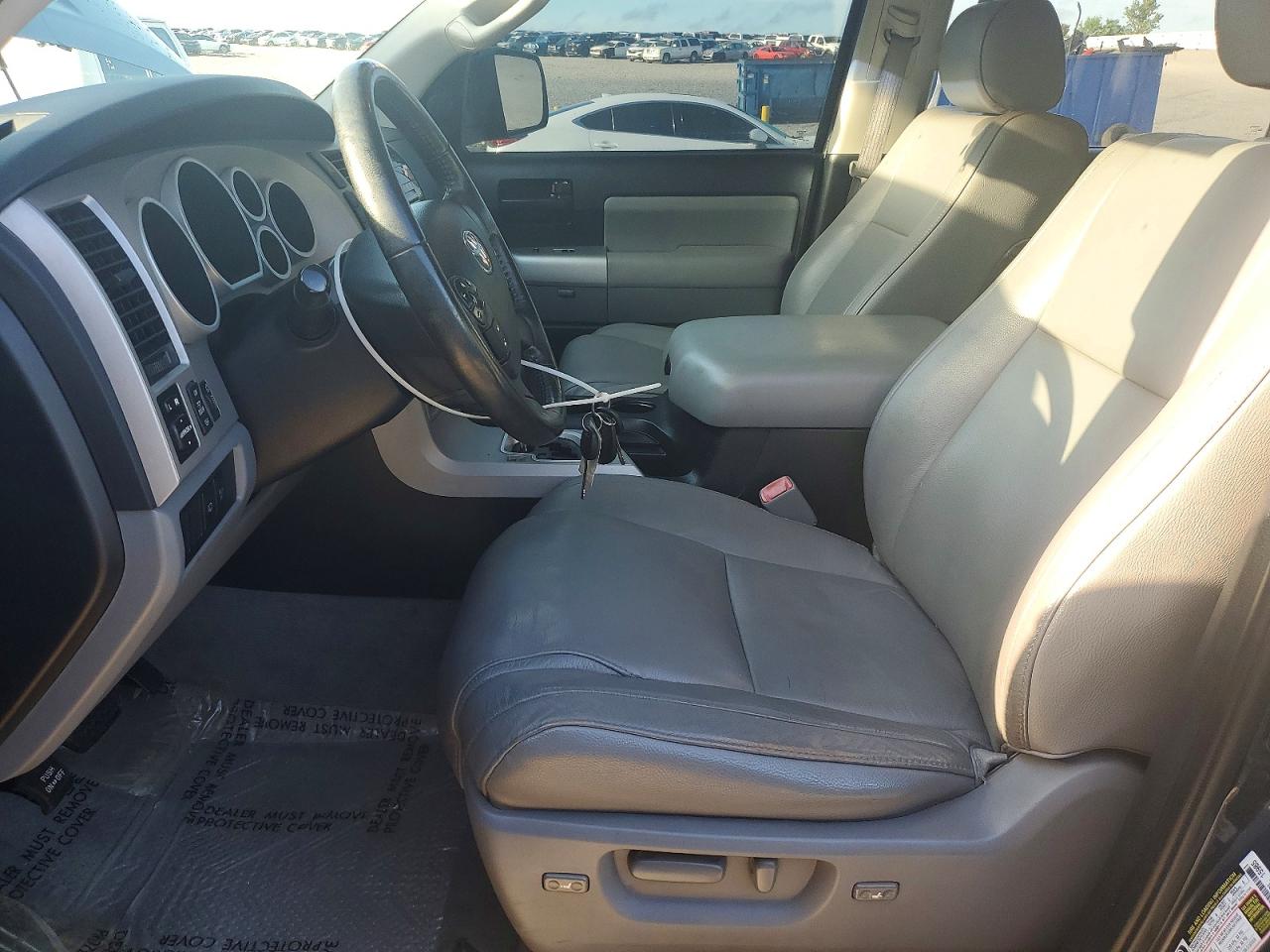 2008 Toyota Sequoia Sr5 Gray vin: 5TDBY64A38S008853