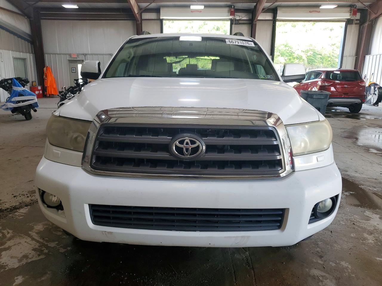 2008 Toyota Sequoia Sr5 White vin: 5TDBY64A68S011469