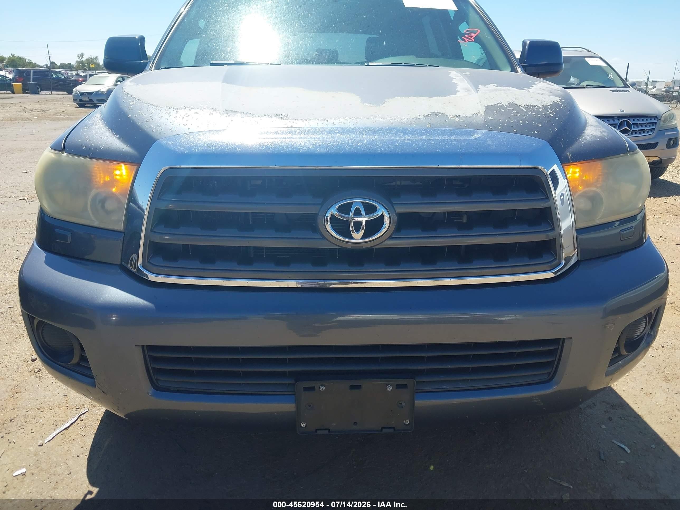 2008 Toyota Sequoia Sr5 5.7l V8 Blue vin: 5TDBY64A88S008962