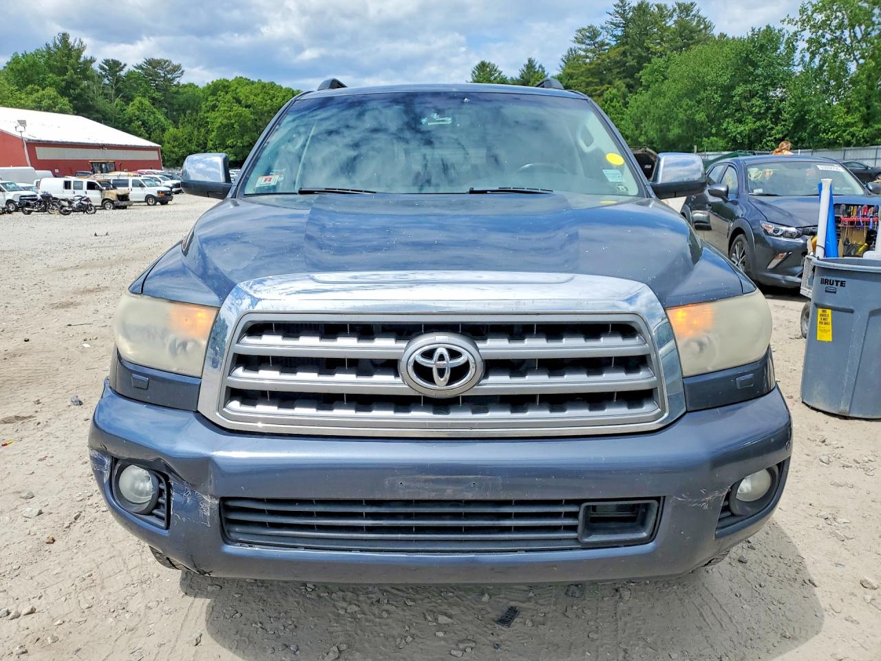 2008 Toyota Sequoia Platinum Gray vin: 5TDBY67A18S017014