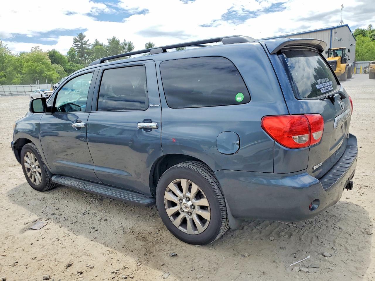 2008 Toyota Sequoia Platinum Gray vin: 5TDBY67A18S017014