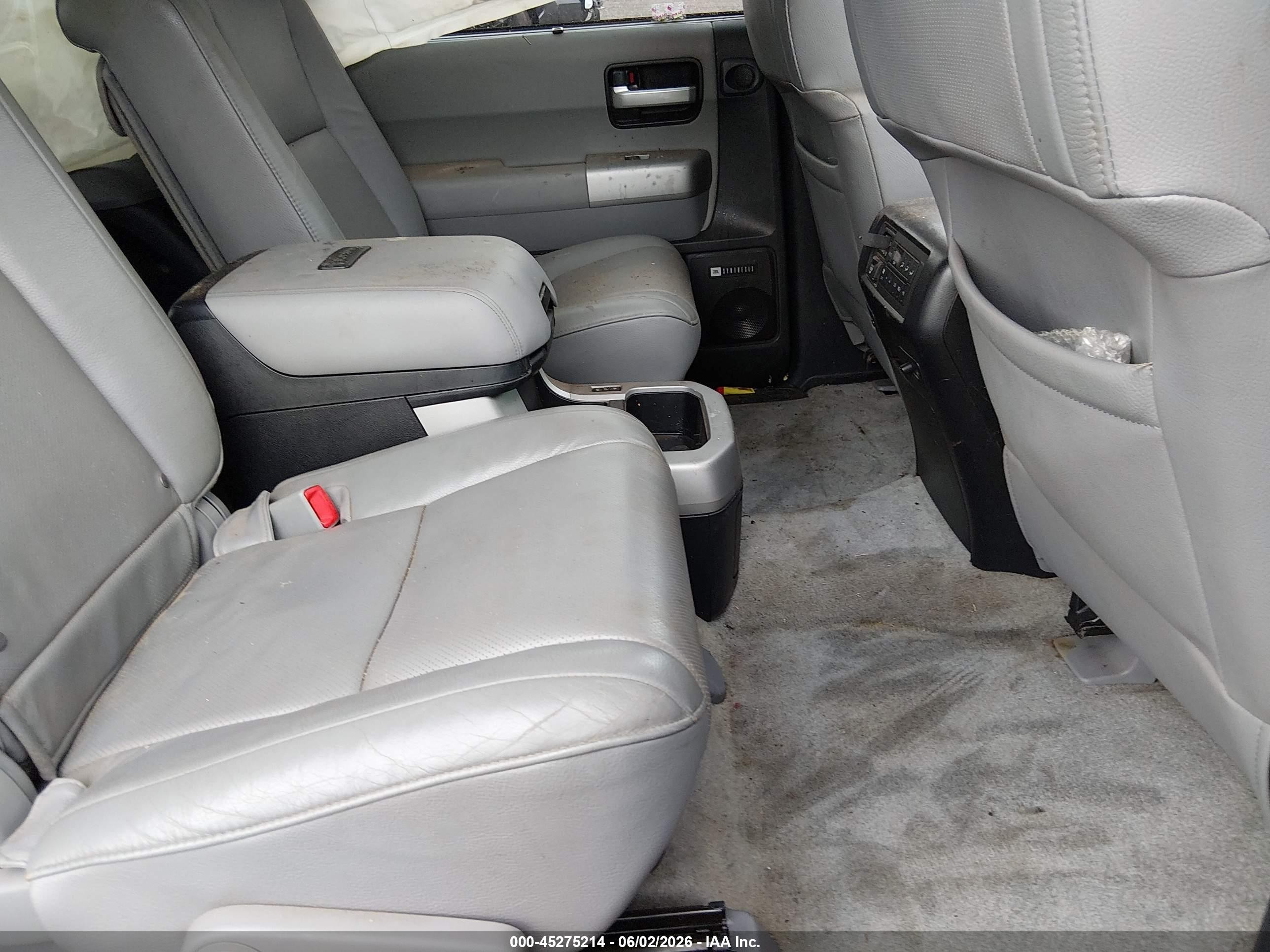 2008 Toyota Sequoia Platinum 5.7l V8 Blue vin: 5TDBY67A48S009442