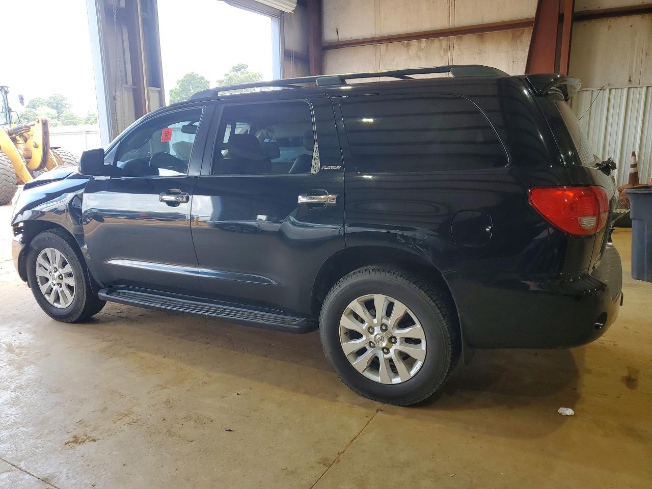2008 Toyota Sequoia Platinum Black vin: 5TDBY67A88S008035