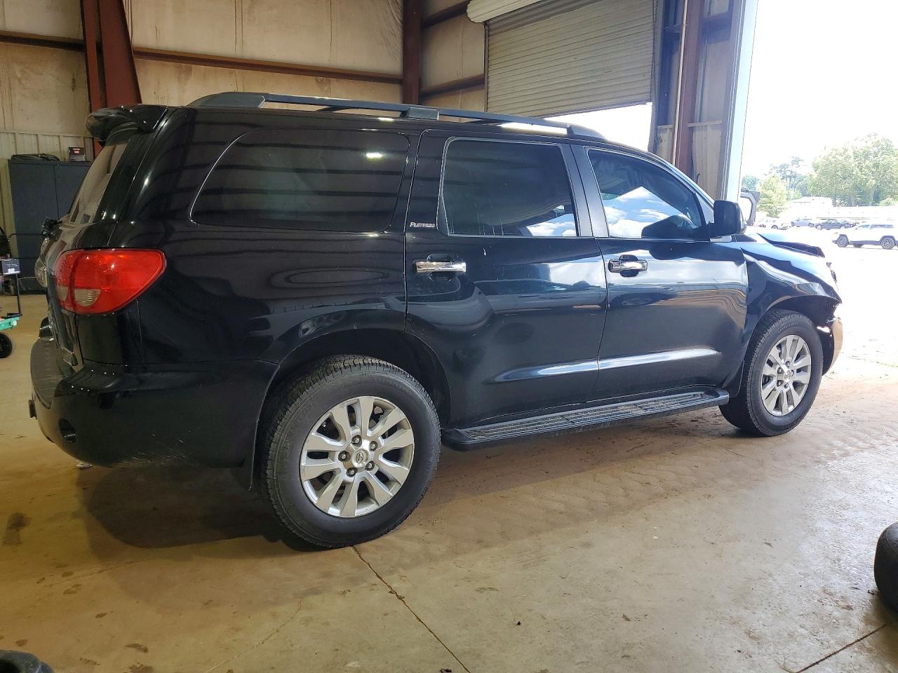 2008 Toyota Sequoia Platinum Black vin: 5TDBY67A88S008035