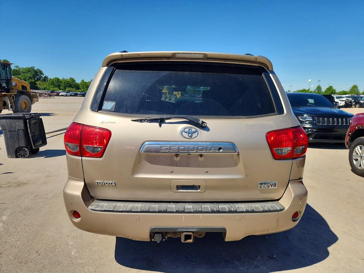 2008 Toyota Sequoia Platinum Gold vin: 5TDBY67AX8S000146
