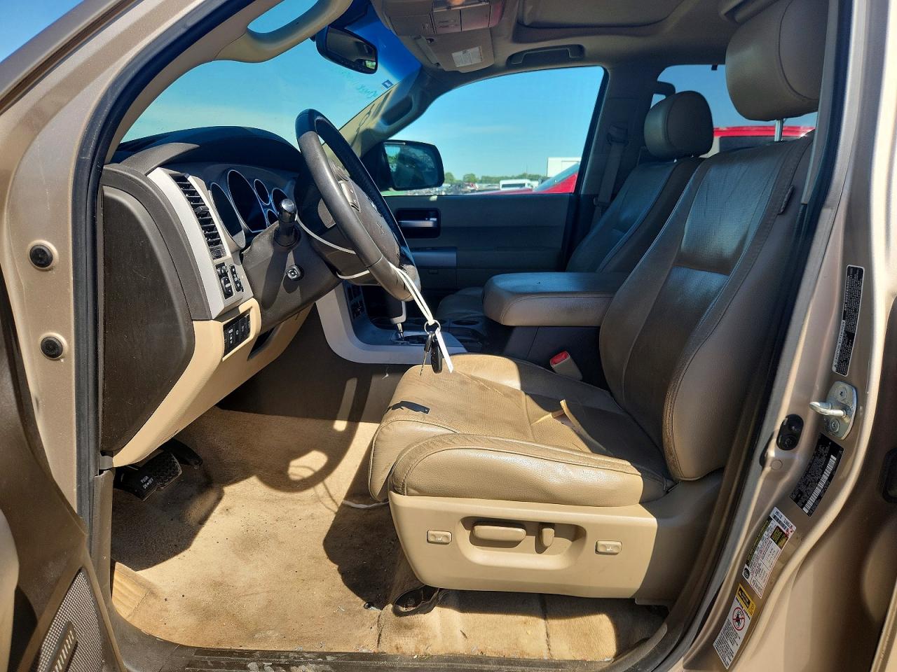 2008 Toyota Sequoia Platinum Gold vin: 5TDBY67AX8S000146