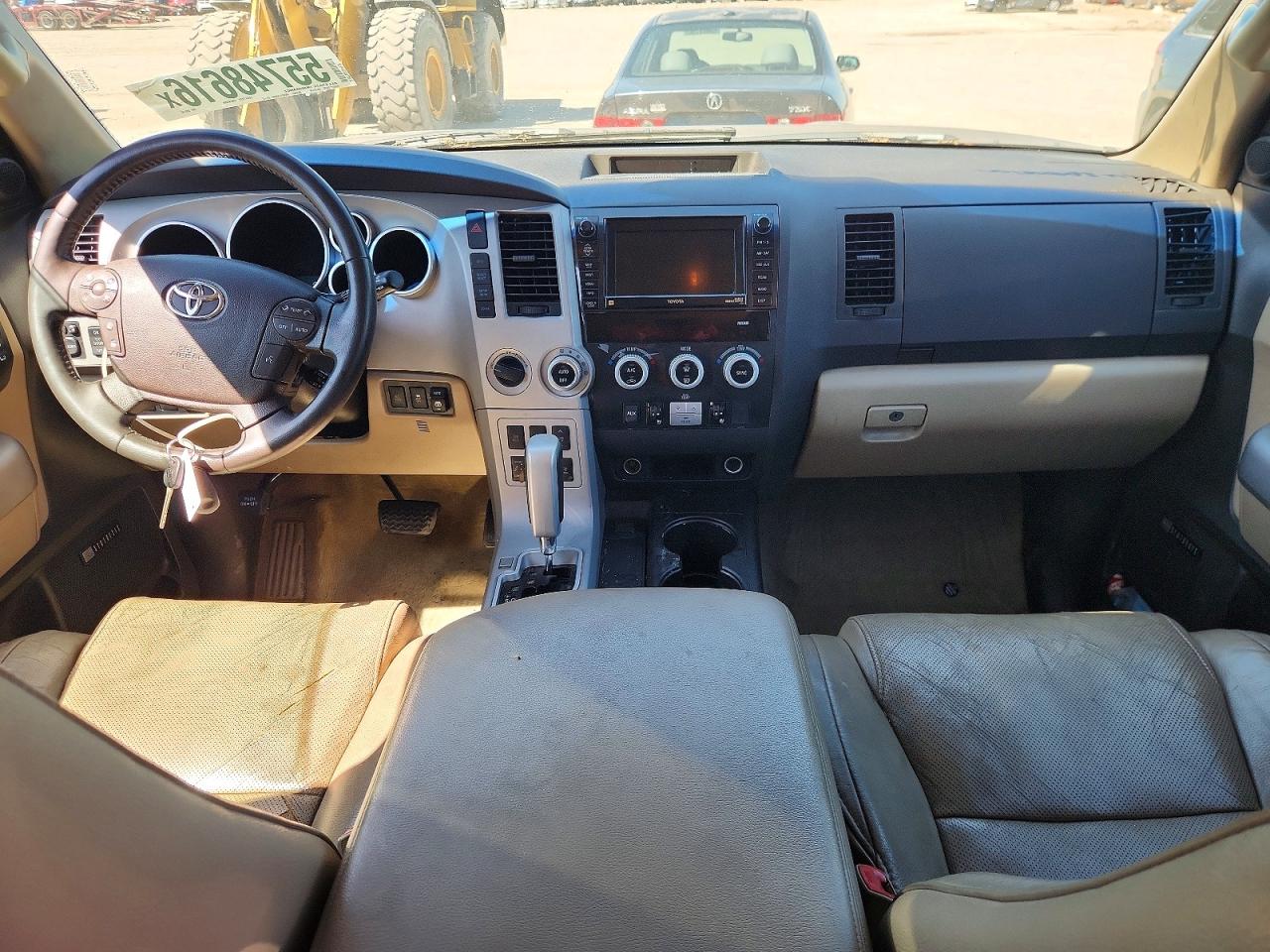 2008 Toyota Sequoia Platinum Gold vin: 5TDBY67AX8S000146