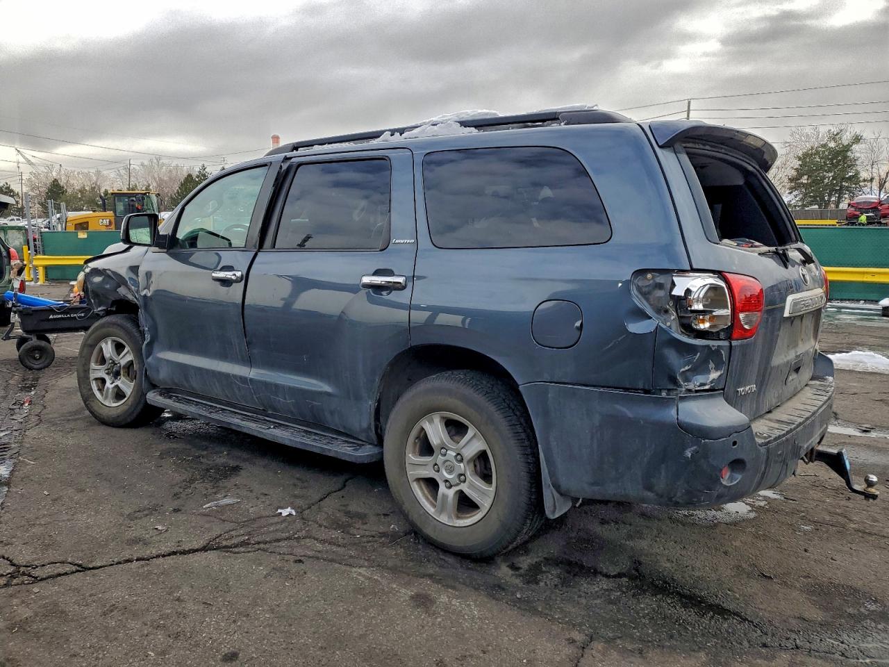 2008 Toyota Sequoia Limited Gray vin: 5TDBY68A08S000820