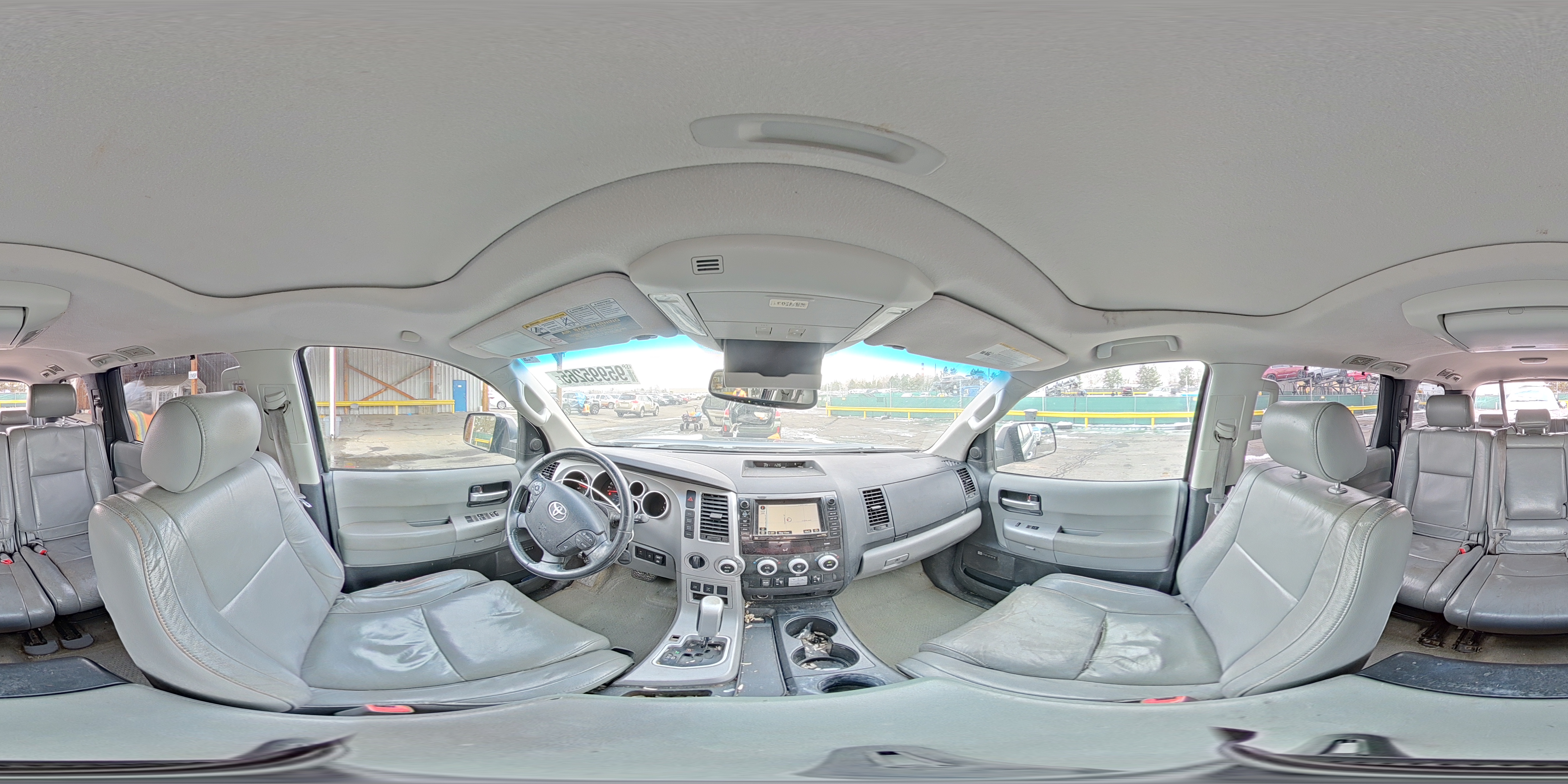 2008 Toyota Sequoia Limited Gray vin: 5TDBY68A08S000820