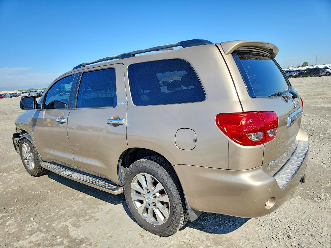 2008 Toyota Sequoia Limited Tan vin: 5TDBY68A28S006201