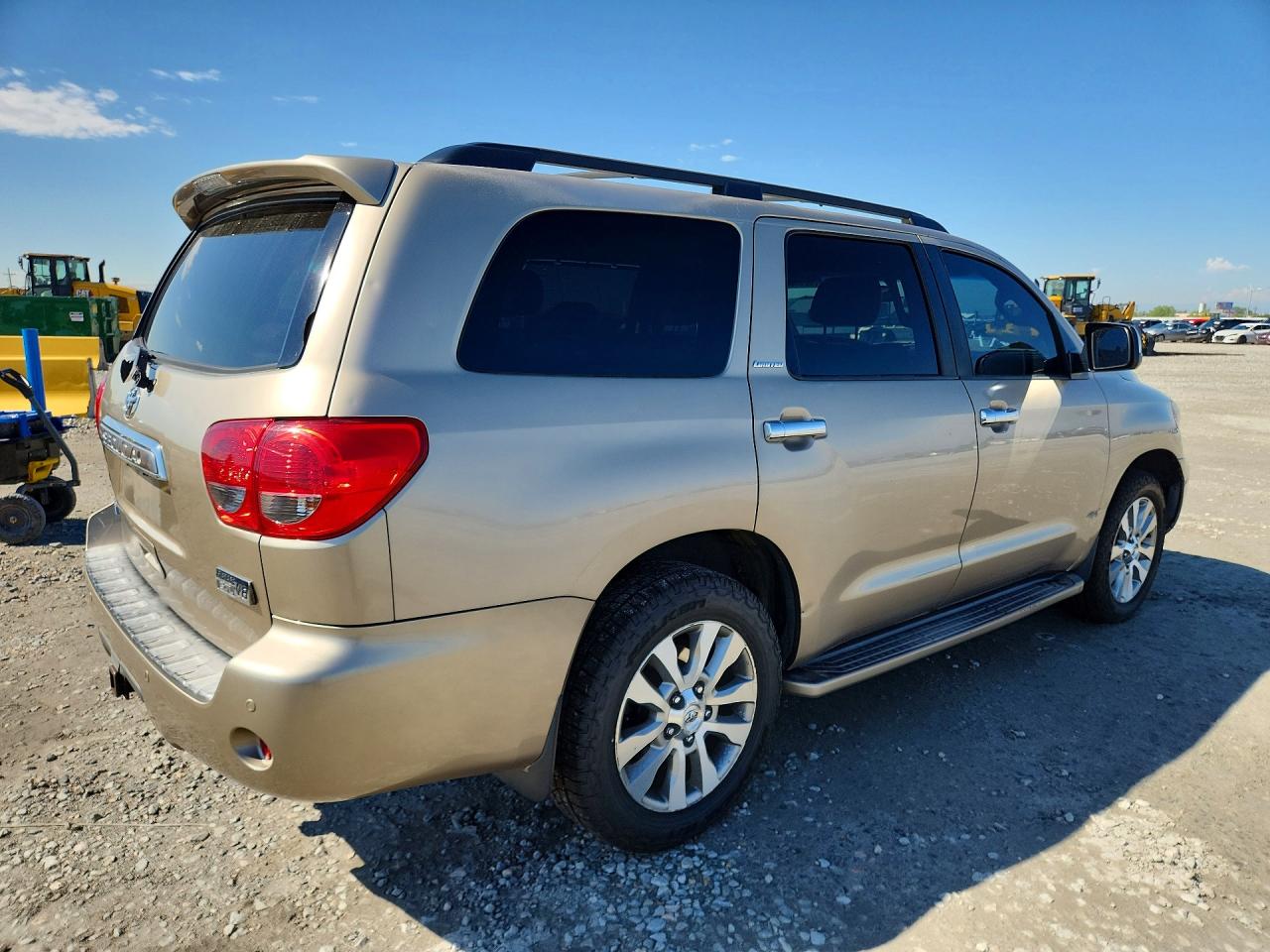 2008 Toyota Sequoia Limited Tan vin: 5TDBY68A28S006201