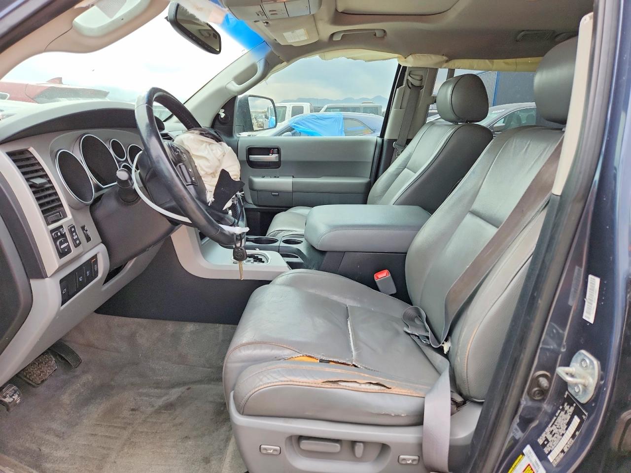 2008 Toyota Sequoia Limited Gray vin: 5TDBY68A28S017795