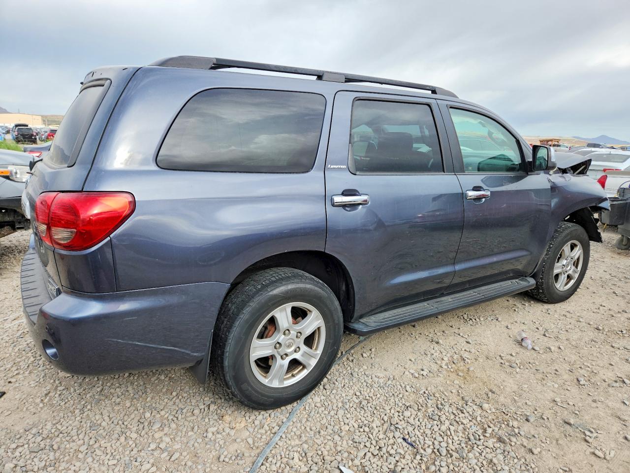 2008 Toyota Sequoia Limited Gray vin: 5TDBY68A28S017795