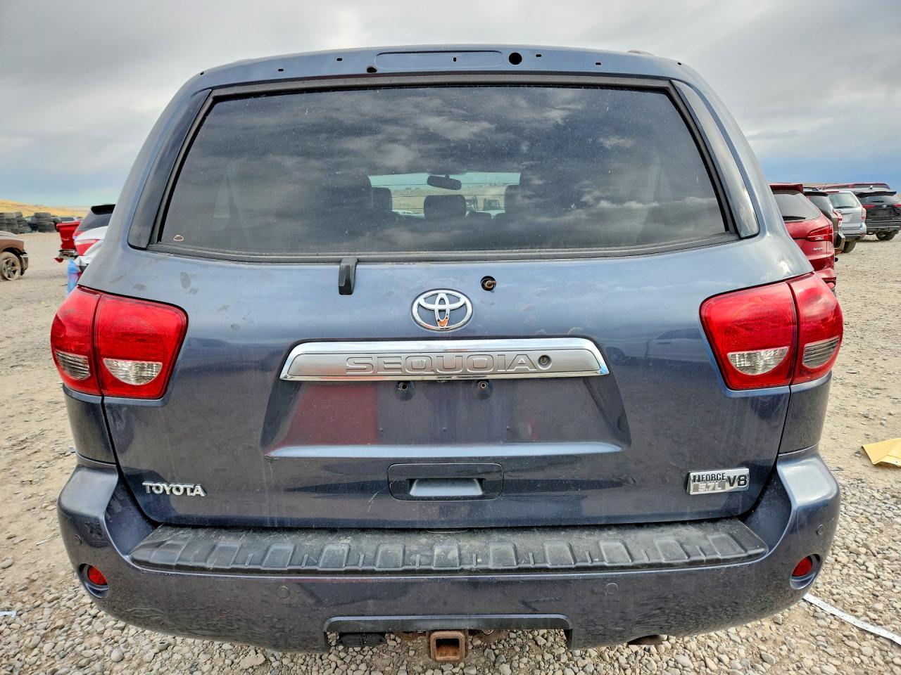 2008 Toyota Sequoia Limited Gray vin: 5TDBY68A28S017795