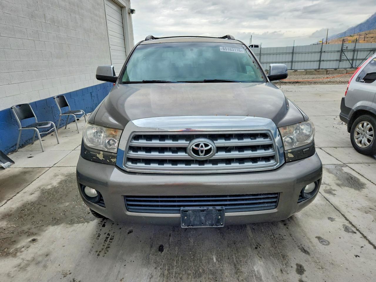 2008 Toyota Sequoia Limited Brown vin: 5TDBY68A48S010377