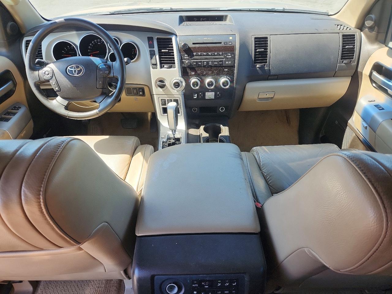 2008 Toyota Sequoia Limited Tan vin: 5TDBY68A58S012929