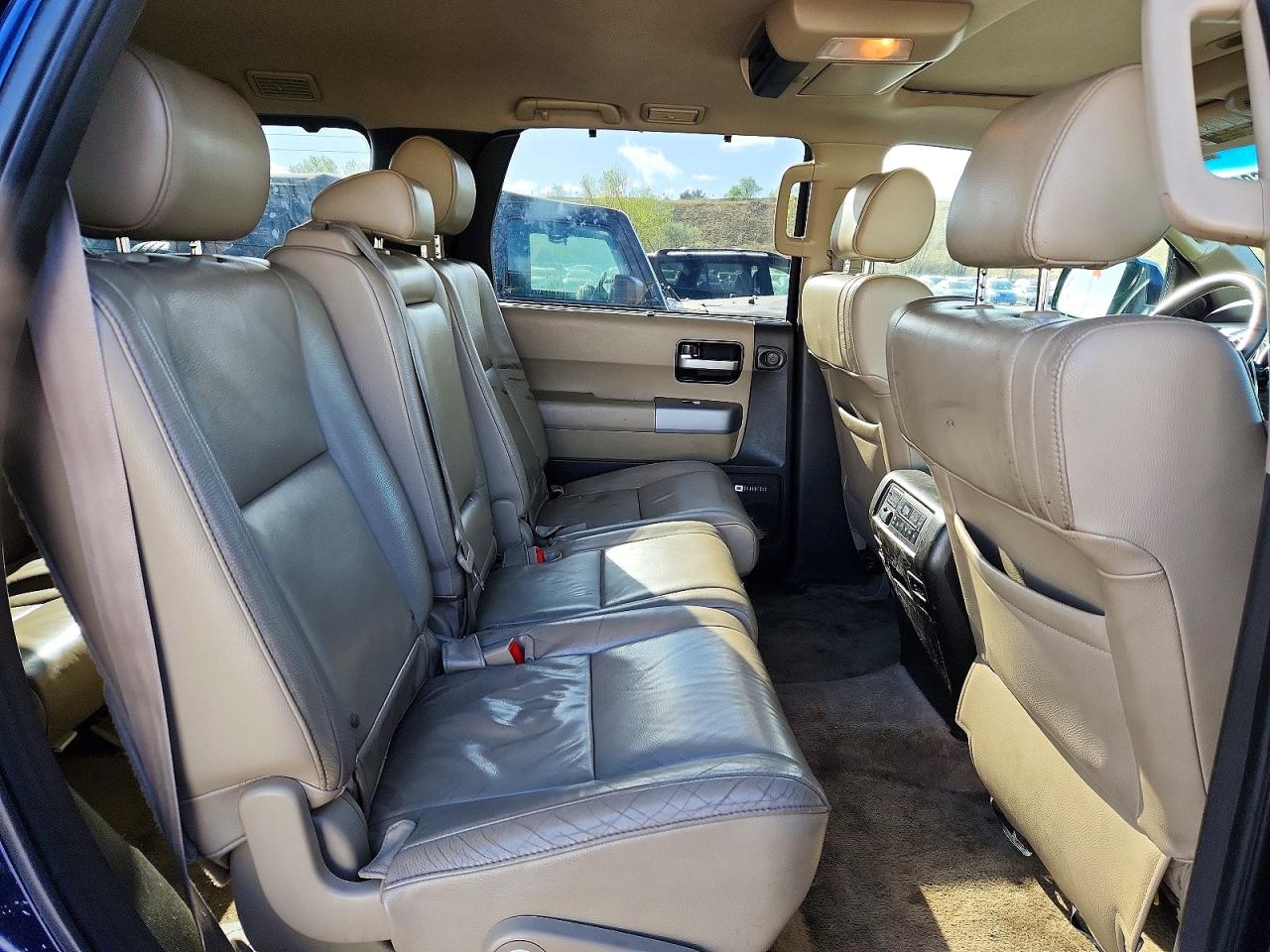 2008 Toyota Sequoia Limited Blue vin: 5TDBY68A88S004887