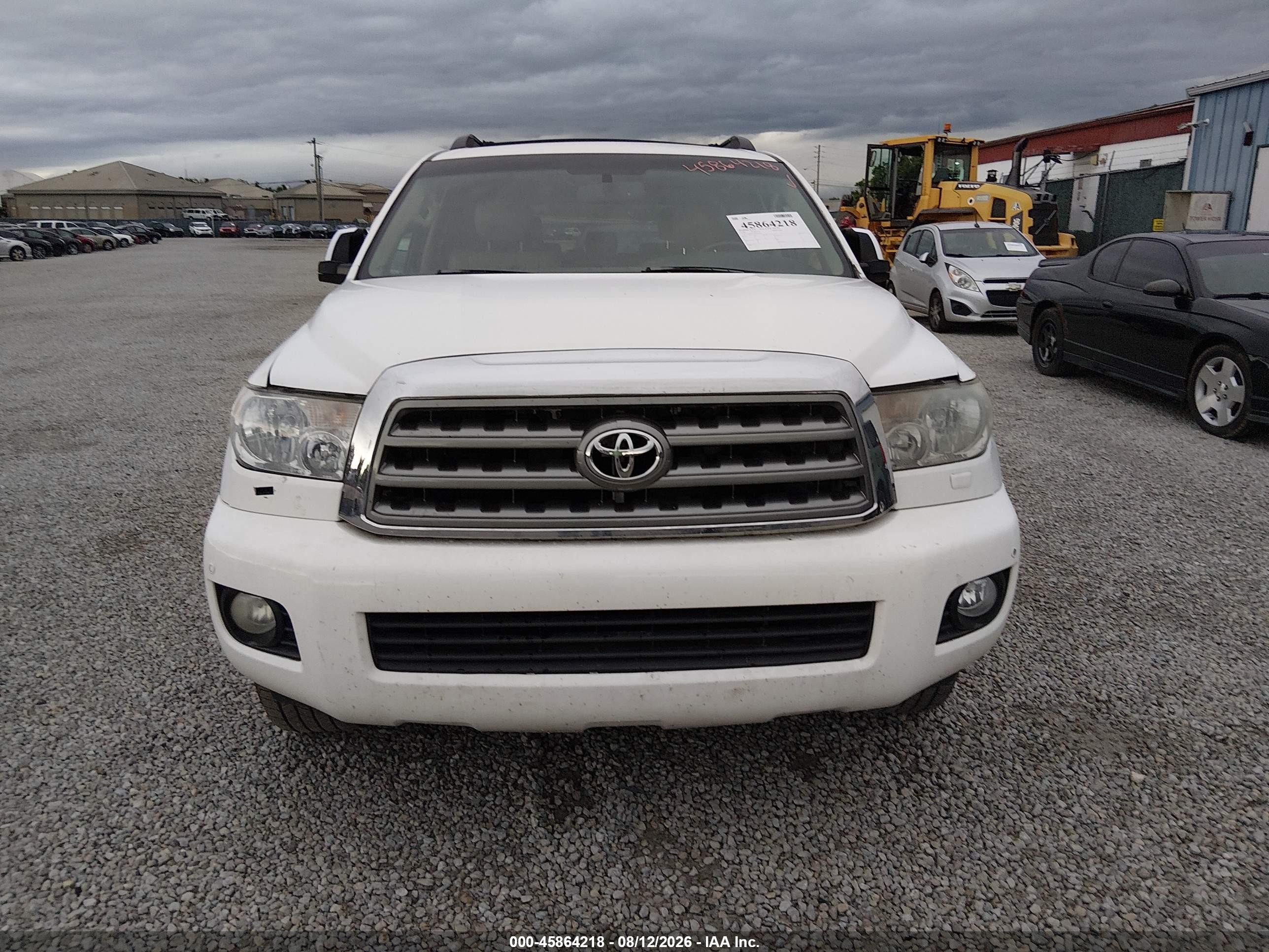 2008 Toyota Sequoia Limited 5.7l V8 Белый vin: 5TDBY68A98S006535