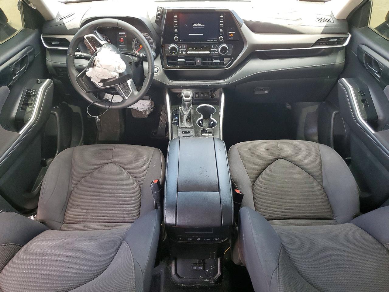 2022 Toyota Highlander Le Black vin: 5TDBZRBH1NS587805