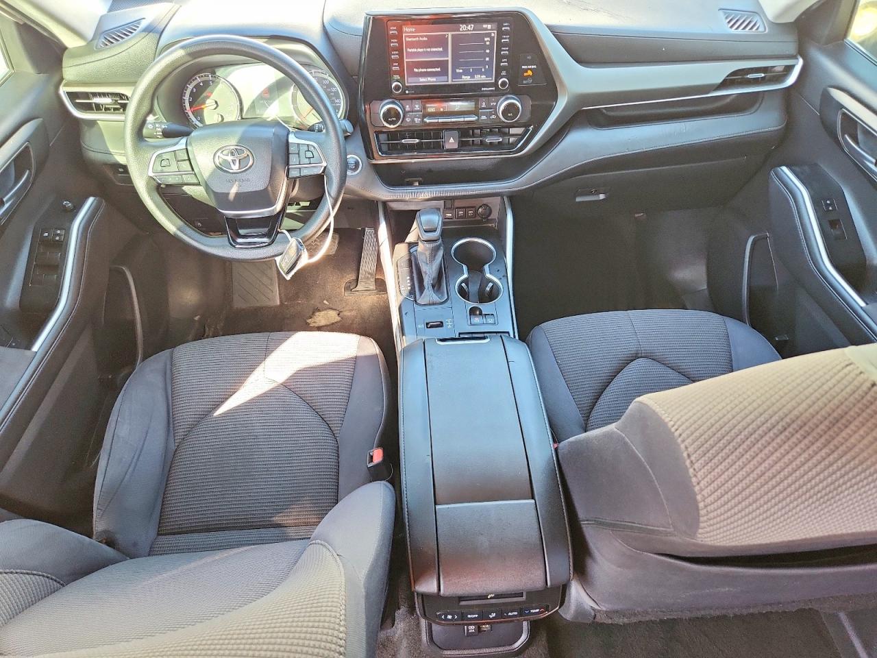 2021 Toyota Highlander L White vin: 5TDCZRAHXMS517899
