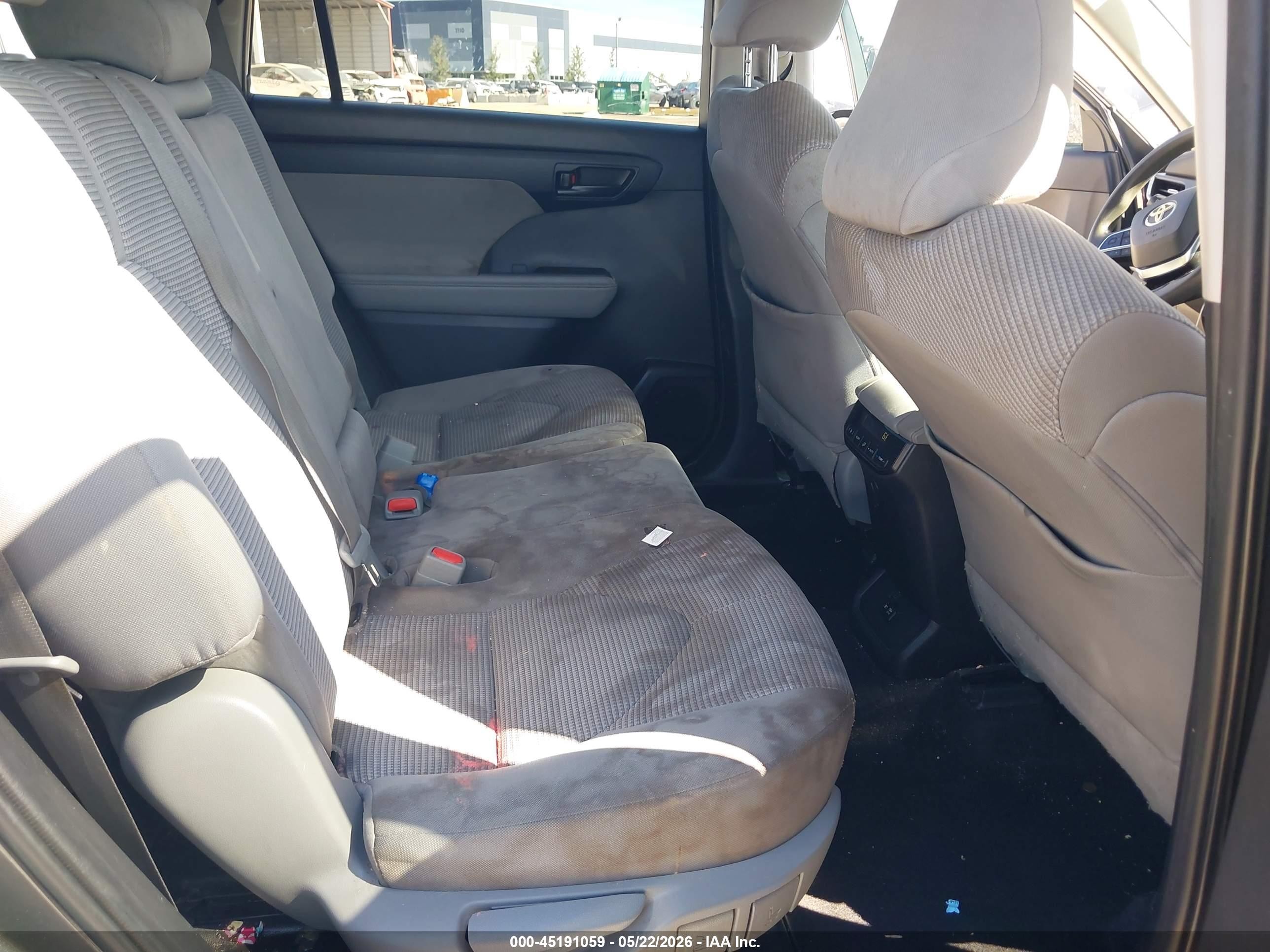 2020 Toyota Highlander L Gray vin: 5TDCZRBH2LS042861