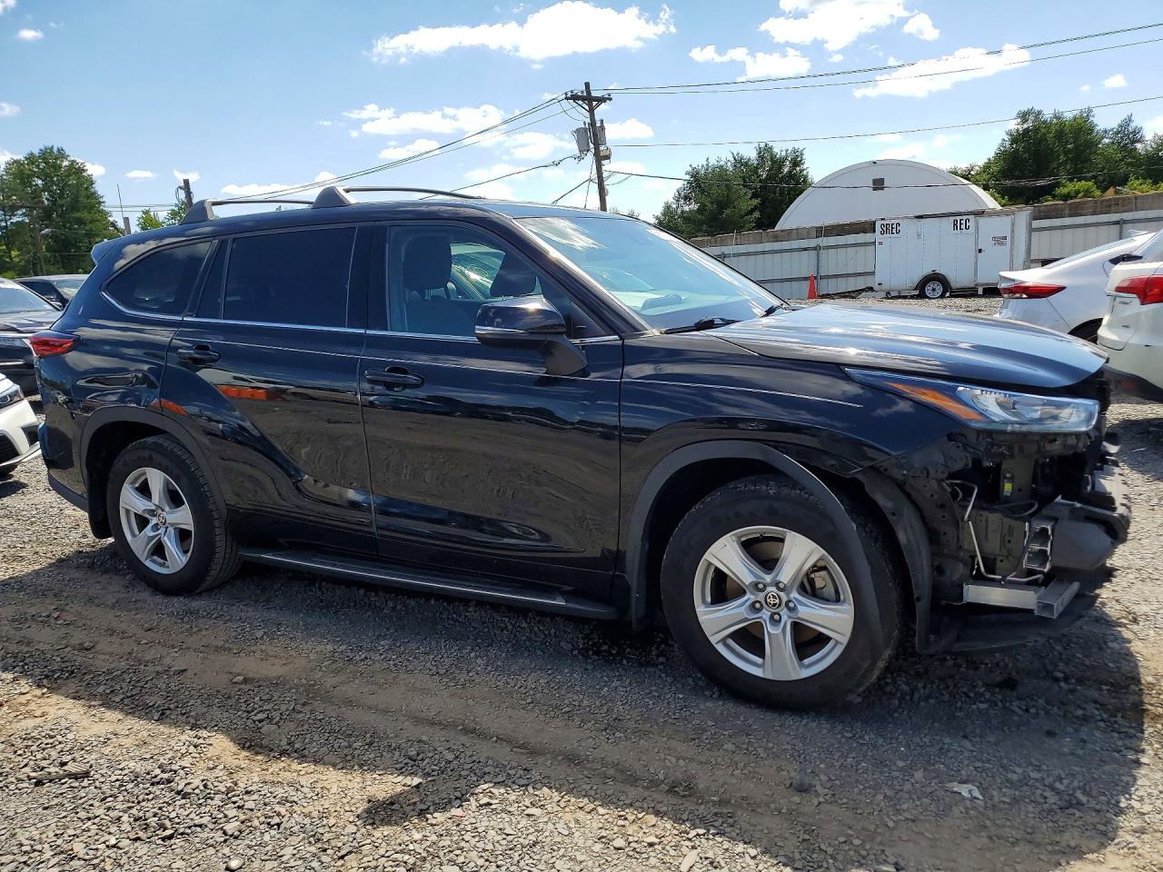 2020 Toyota Highlander L Black vin: 5TDCZRBH4LS505731