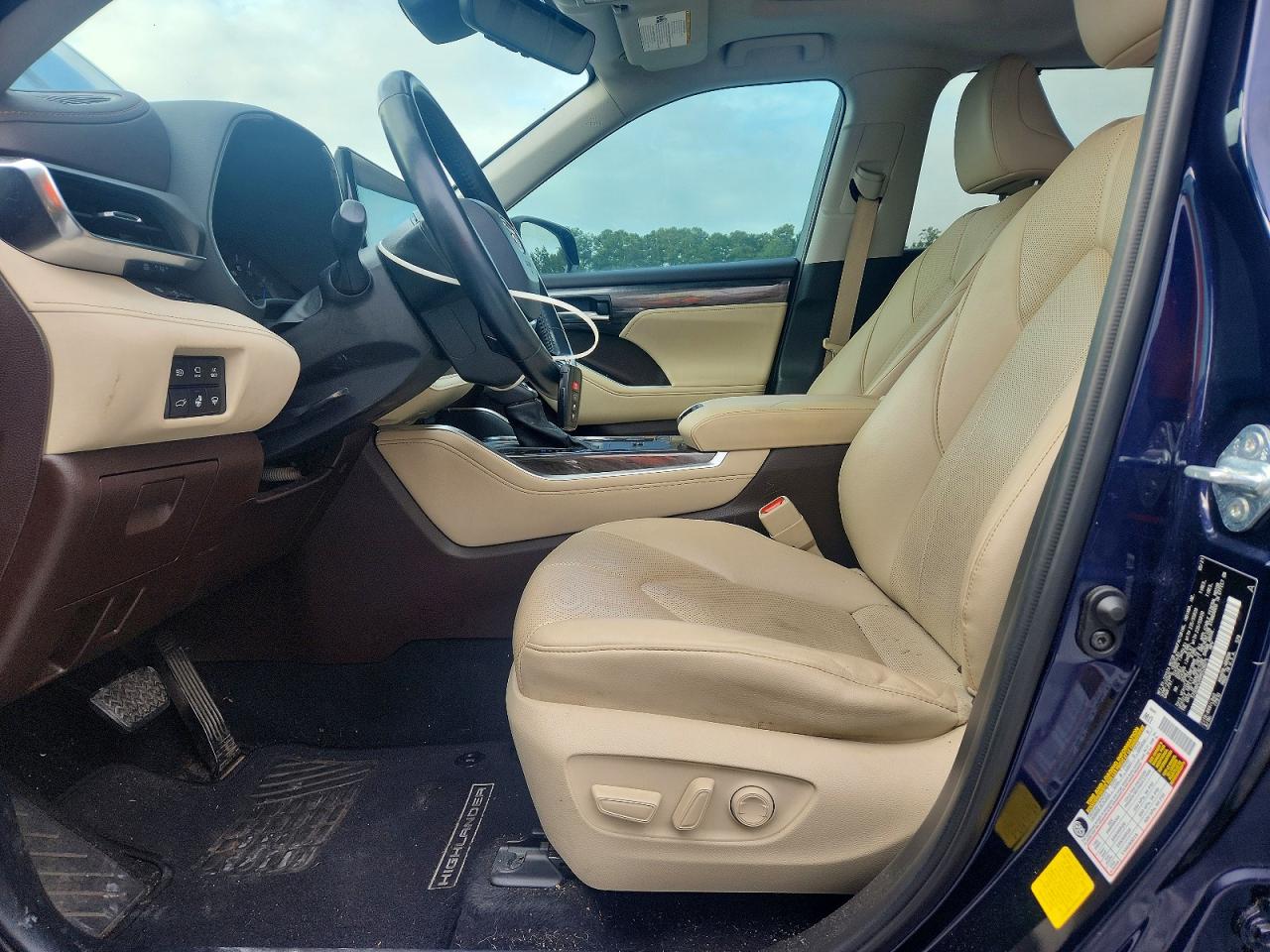 2021 Toyota Highlander Hybrid Limited Blue vin: 5TDDBRCH0MS528075