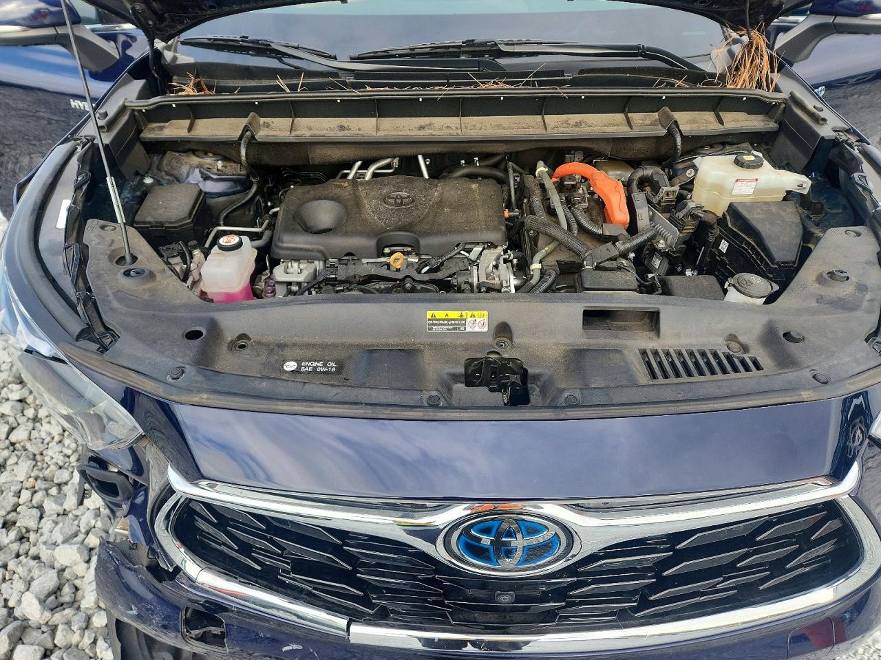 2021 Toyota Highlander Hybrid Limited Blue vin: 5TDDBRCH0MS528075