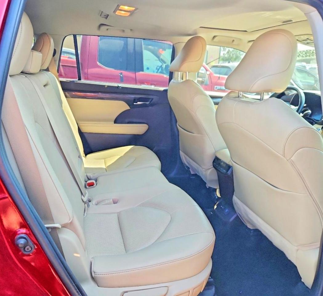 2021 Toyota Highlander Hybrid Limited Red vin: 5TDDBRCH8MS523478
