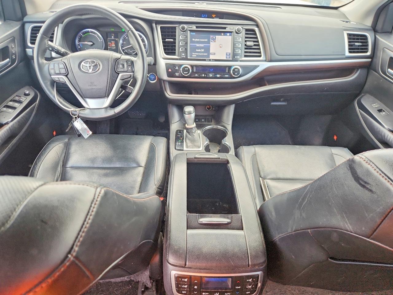 2015 Toyota Highlander Hybrid Limited Platinum Black vin: 5TDDCRFH1FS007104
