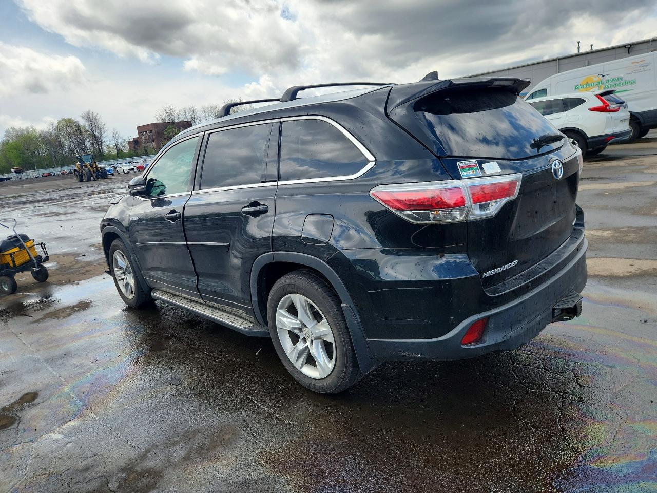 2015 Toyota Highlander Hybrid Limited Platinum Black vin: 5TDDCRFH1FS007104