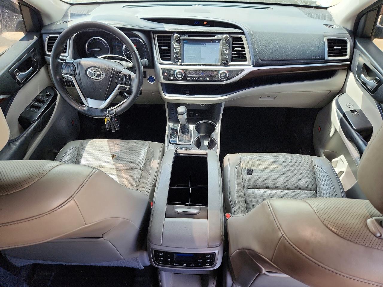 2015 Toyota Highlander Hybrid Limited Platinum White vin: 5TDDCRFH3FS008786