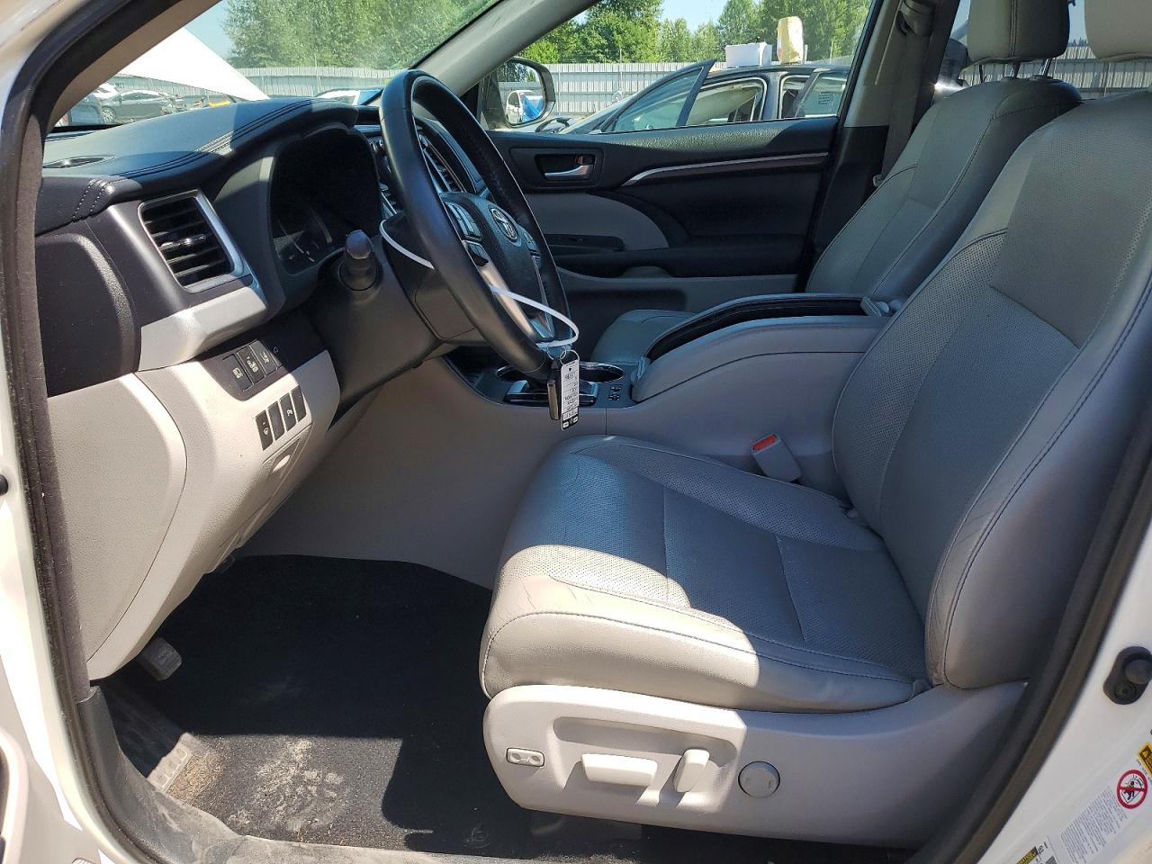 2015 Toyota Highlander Hybrid Limited White vin: 5TDDCRFH3FS011901