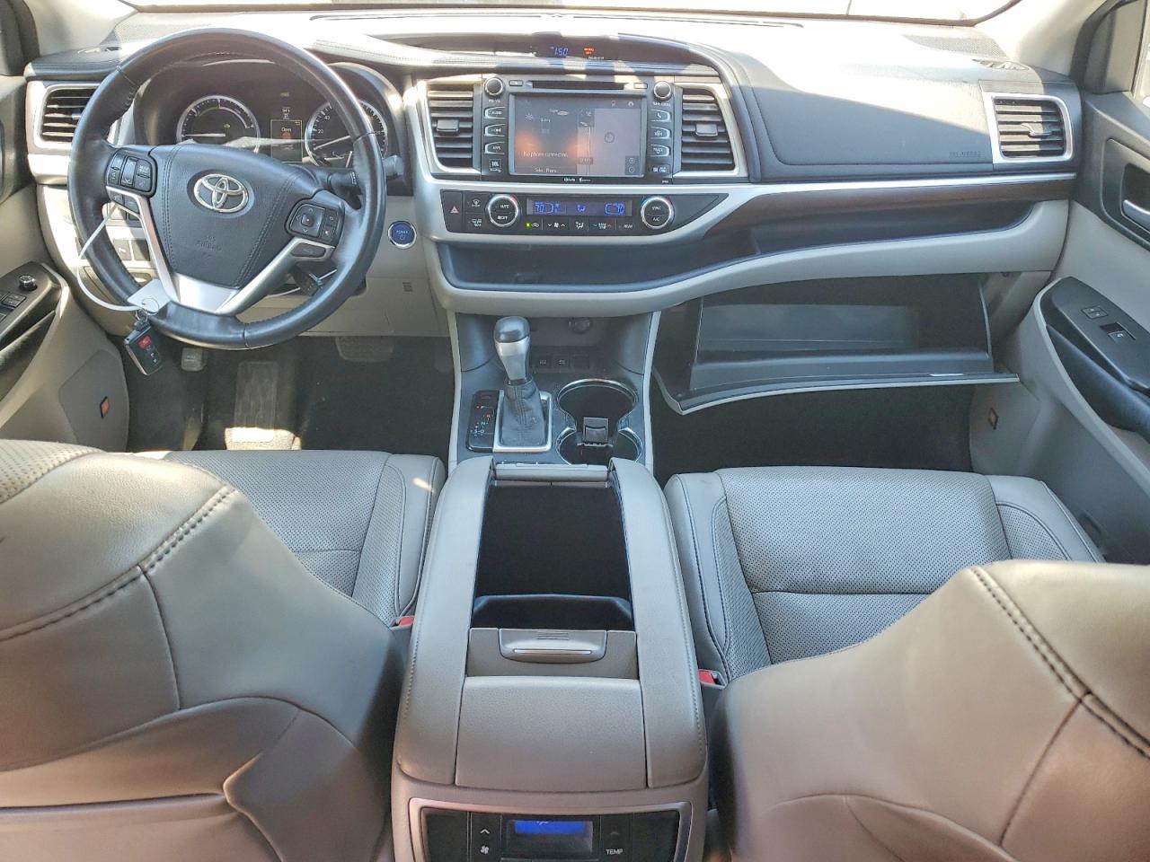 2015 Toyota Highlander Hybrid Limited White vin: 5TDDCRFH3FS011901