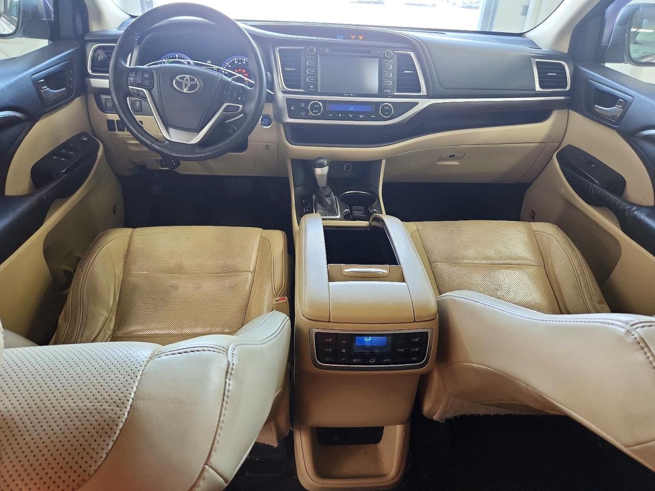 2015 Toyota Highlander Hybrid Limited Platinum White vin: 5TDDCRFH4FS009204