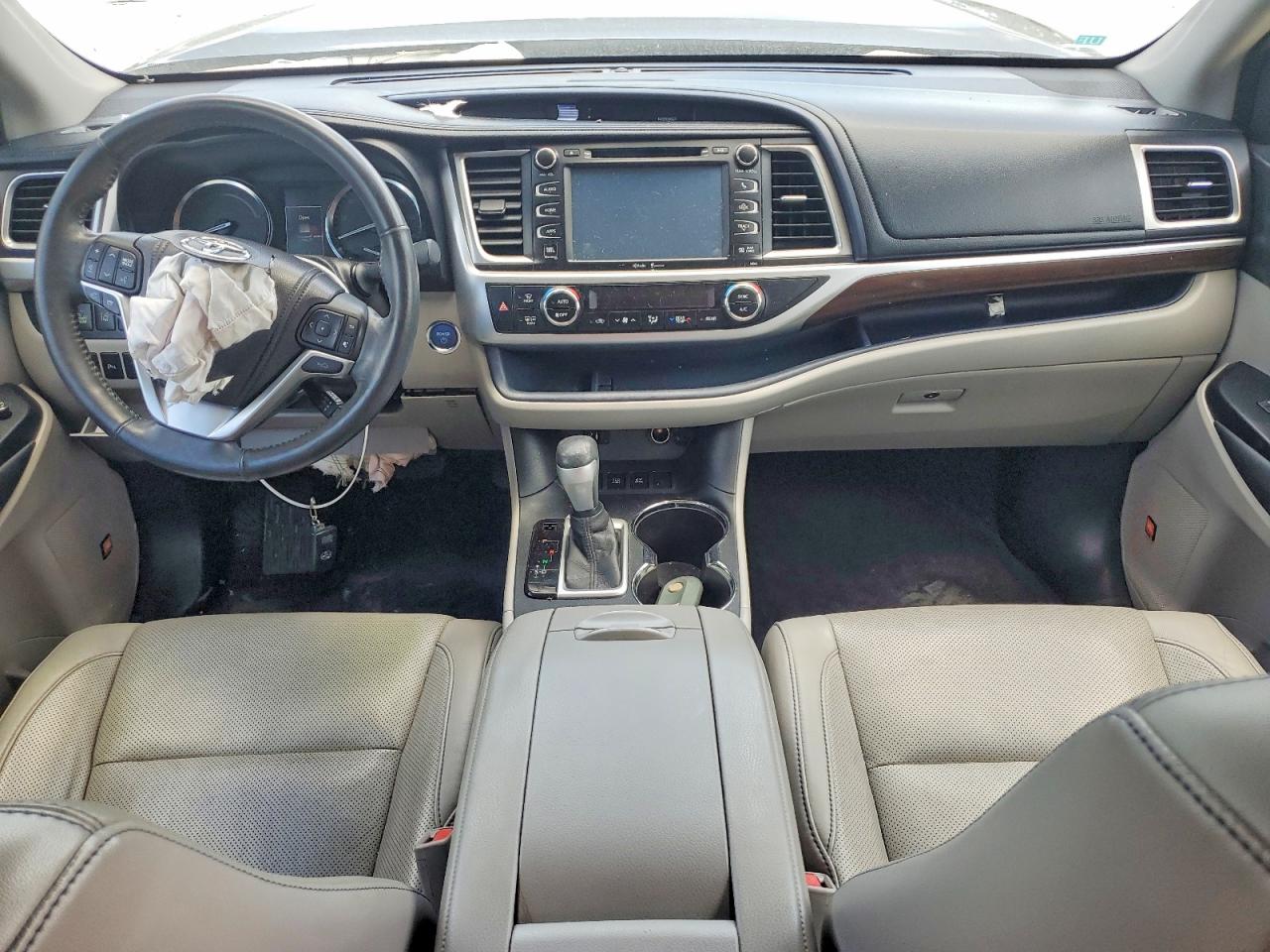 2015 Toyota Highlander Hybrid Limited Platinum Gray vin: 5TDDCRFH8FS008489