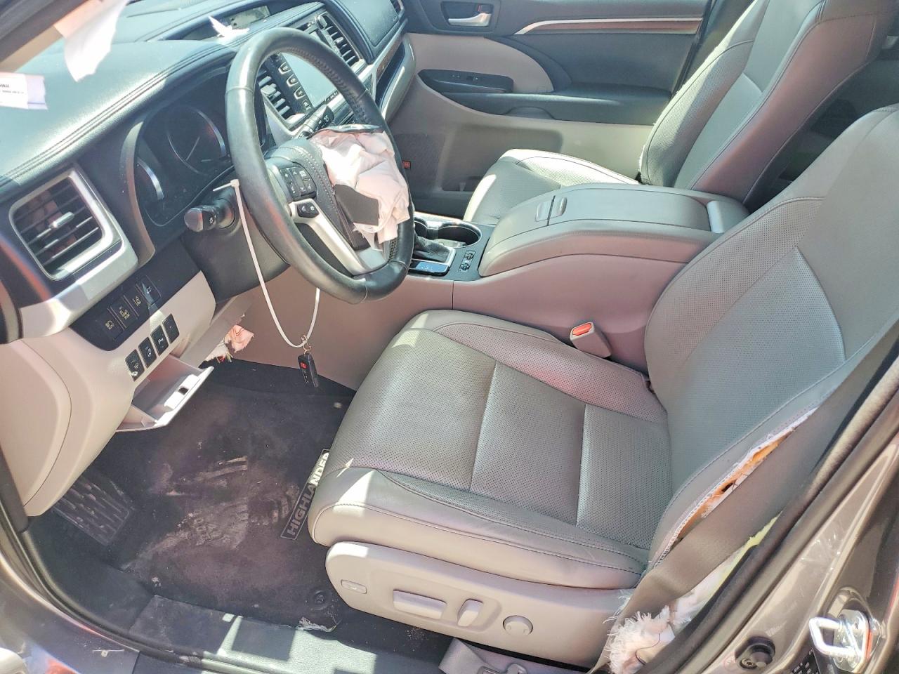 2015 Toyota Highlander Hybrid Limited Platinum Gray vin: 5TDDCRFH8FS008489